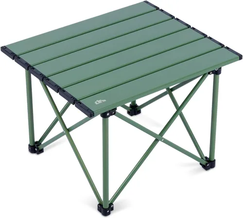 Vista 26 de iClimb - Mesa de camping ultraligera y compacta plegable con bolsa de transporte (color negro - L)