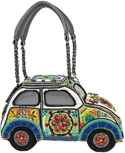 Vista 7 de Mary Frances Drive Me Crazy - Bolsa con asa superior con cuentas Multi