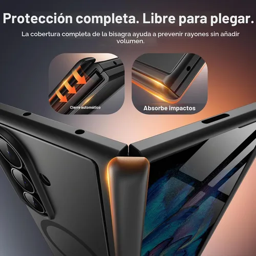 Vista 6 de BERFY Funda para Samsung Galaxy Z Fold 7, compatible con MagSafe