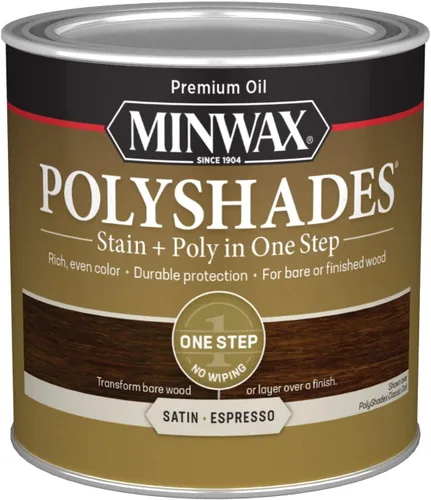 Vista 55 de Barniz Minwax 213104444 PolyShades Miel