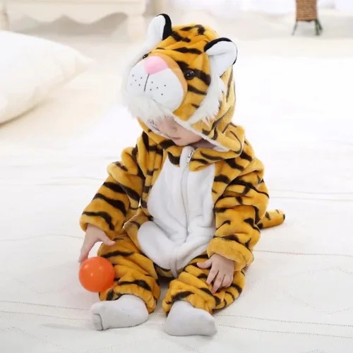 Vista 3 de Disfraces de animales para bebé, unisex, mameluco para Halloween
