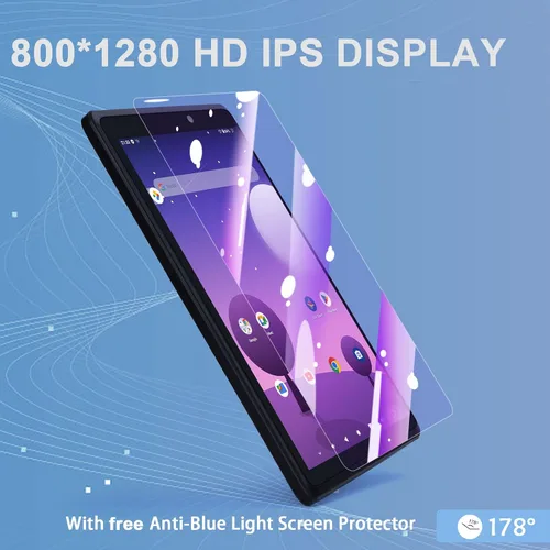 Vista 6 de C idea Tableta de 8 pulgadas con Android 13, tablet PC juvenil con pantalla de luz azul, WiFi, cámara dual de 32 GB+512 GB expandida HD IPS