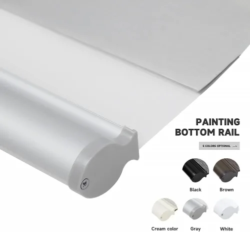 Vista 5 de Persianas motorizadas personalizadas de cebra para ventanas con control remoto, persianas inteligentes impermeables y resistentes al viento