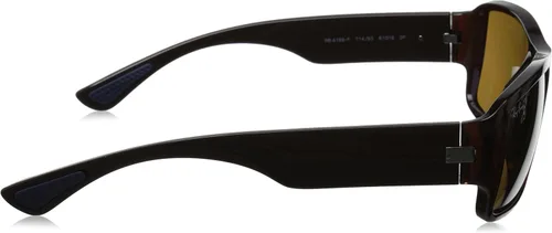 Vista 3 de Ray-Ban RB4199f - Gafas de sol cuadradas de ajuste asiático para hombre