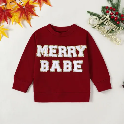 Vista 2 de Mommy and Me - Disfraz familiar a juego, sudadera de manga larga, sudadera con letras