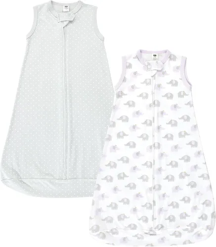 Vista 8 de Hudson Baby Saco de dormir unisex de algodón con manga larga para bebé, saco, manta
