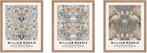 Vista 57 de Poster Master Impresión Vintage del Ladrón de Fresas - Póster Retro de William Morris - Arte de Patrón Floral - Regalo para Hombres y Mujeres