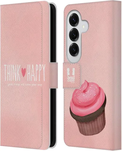 Vista 9 de Head Case Designs Assortment Cupcakes Happiness Leather Wallet Case Compatible with Samsung Galaxy A07 4G Surtido