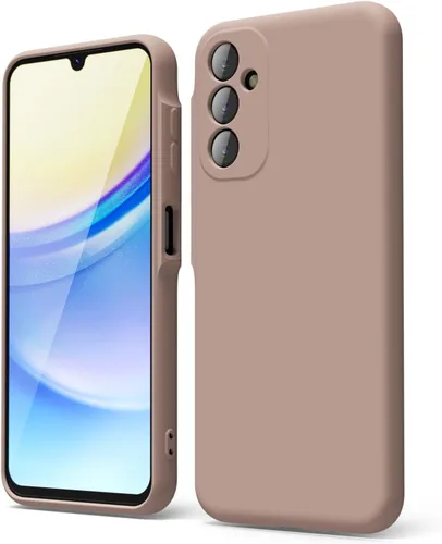 Vista 272 de oakxco Funda para teléfono Samsung Galaxy A12 con agarre de silicona líquida, linda delgada fina suave cubierta de gel de goma TPU lisa para mujeres