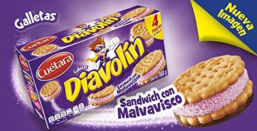 Vista 2 de Diavolin - Delicioso sándwich de galleta de malvavisco con coco
