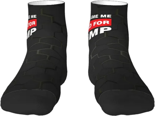 Vista 2 de GDJF Dont Blame Me I Voted For Trump Flag Ankle Socks Winter Low Cut Sports Warm Comfort Breathable Casual Socks For Mens And Womens (20)