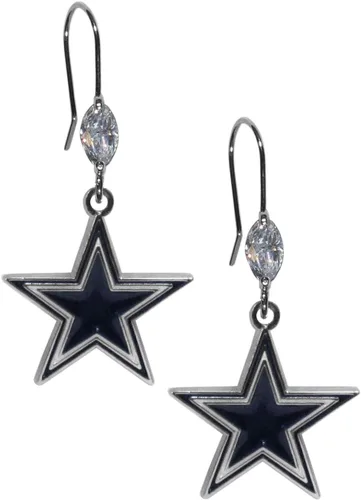 Vista 26 de Pendientes colgantes de cristal de la NFL