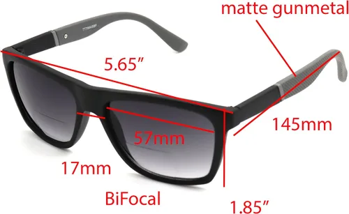 Vista 2 de ColorViper Sports - Gafas de lectura flexibles de doble inyección, tamaño y color muy