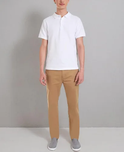 Vista 4 de Nautica Polo piqué elástico de manga corta para hombre joven