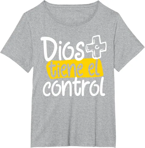 Vista 43 de Regalo Cristiano En Español Christian Spanish Dios Tiene Con Camiseta, Negro