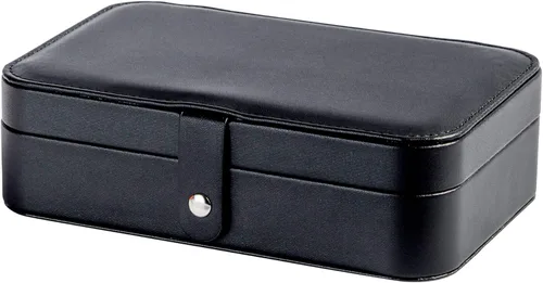 Vista 2 de Kendal Travel Jewelry Box, Small Portable Jewelry Organizer Mini Jewelry Case for Women, Earing Organizer, Leather Portable Jewelry Storage Boxes
