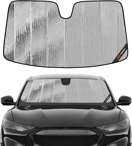 Vista 7 de Pigenius Parasol para parabrisas para Ford Mustang Mach-E 2021-2025 Parasol para ventana delantera - Protección