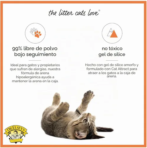Vista 5 de Dr. Elsey's Crystal Attract - Arena de sílice para gatos, 8 libras