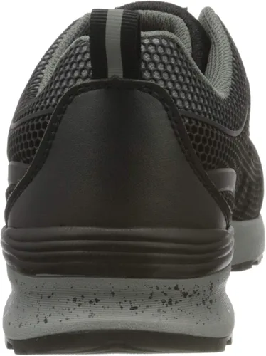 Vista 3 de Skechers Tenis industriales de caña media para mujer, Negro, 7