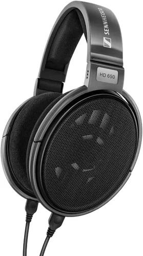 Vista 10 de Audífonos profesionales abiertos Sennheiser HD 600, Negro