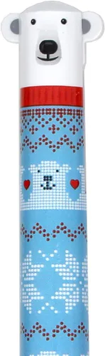 Vista 5 de Dos veces más bonitos bolígrafos de clic de 2 colores - Happy Holiday - Juego de 6