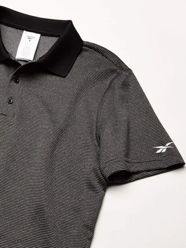 Vista 2 de Reebok Polo de rayas listo para entrenamiento para hombre