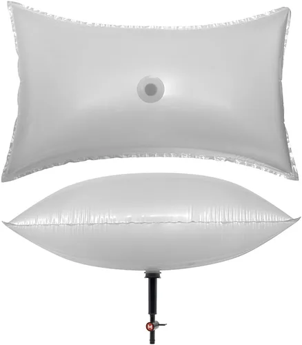 Vista 3 de Globo de Chimenea 21x10 pulgadas Máximo 2 Capas Almohada de Chimenea Inflable Tapón de Corrientes de Aire de Chimenea, Bloqueador de Aire Frío
