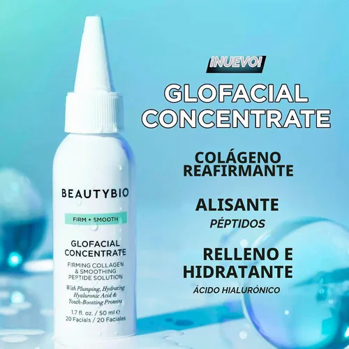 Vista 2 de BeautyBio GLOfacial Hydro-Infusion Deep Pore Cleansing + Blue LED Clarifying Set: Tool + Concentrate
