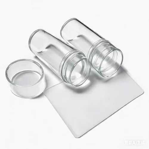 Vista 7 de 2 juegos de sellos de arte de uñas de doble cara de silicona transparente con raspador, kit de estampado de arte de uñas transparente francés para 2