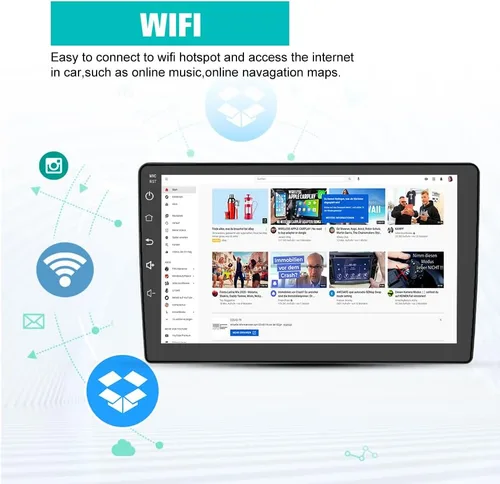 Vista 4 de AWESAFE Estéreo de radio de coche WiFi 5G para Chevy Silverado 2007-2013 GMC Sierra Yukon Android 13 reemplazo estéreo con CarPlay Android Auto