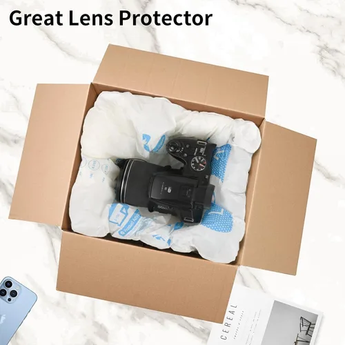Vista 3 de 8 piezas de espuma expandible de 14 x 16 pulgadas para PC y artículos de forma irregular, espuma de embalaje expandible a prueba de golpes