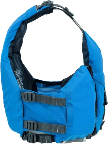 Vista 2 de Astral Ringo - Chaleco salvavidas PFD para aguas bravas, mar, excursiones y remo de pie, azul océano, talla M/L