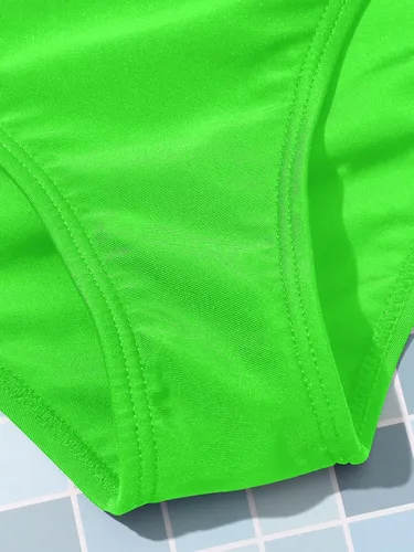 Vista 4 de SOLY HUX Girl's Drawstring Side Bikini Bathing Suits 2 Piece Swimsuits