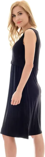 Vista 4 de Bearsland - Vestido de maternidad sin mangas para mujer con bolsillos