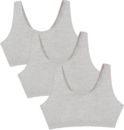 Vista 7 de Fruit of the Loom - Sujetadores deportivos estilo camiseta para mujer (paquete múltiple)