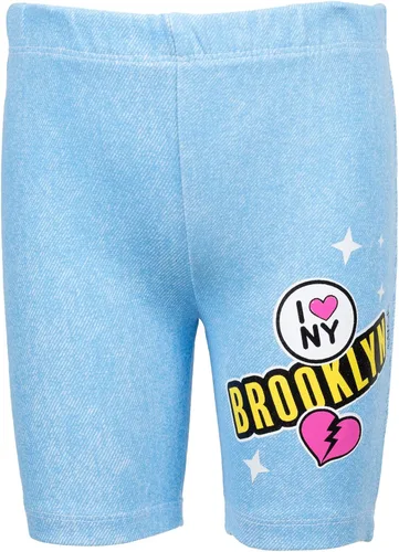 Vista 4 de L.O.L. Surprise! Conjunto de camiseta gráfica y pantalones cortos de bicicleta para niñas de niños pequeños a niños grandes