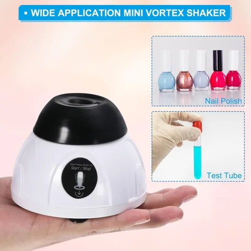 Vista 6 de PATIKIL Mini mezclador de vórtice mezclador de tinta en miniatura, función táctil, mezclador de esmalte de uñas, mezclador de tubo de ensayo