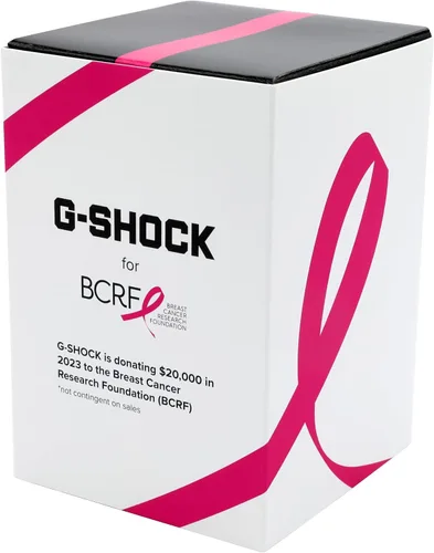 Vista 4 de G-Shock Casio para Brest Cancer Foundation, Reloj para hombre GA2100P-1A, Negro