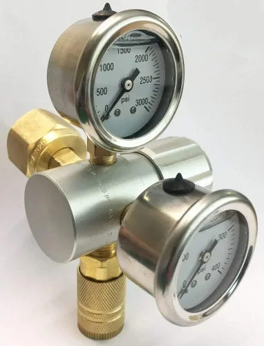 Vista 2 de Alto Flujo Ajustable No Fijo Co2 Regulador Offroad Jeep Neumáticos DIY S20278