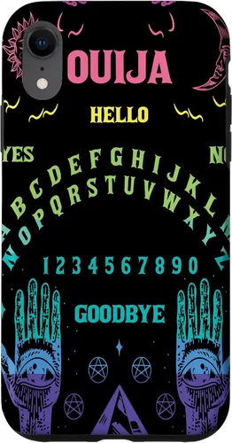Vista 24 de iPhone 16 Scary Horror Halloween Ouija Board Goth Cell Phone Case Gift Case