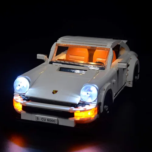 Vista 5 de Kyglaring Juego de iluminación LED para (kit de construcción Porsche 911) - Kit de luces compatible con el modelo de bloques de construcción Lego
