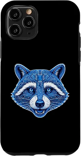 Vista 29 de Raccoon Electronic Computer Circuit CPU Art Case for iPhone 17