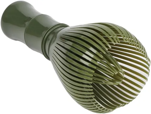 Vista 4 de Batidor tradicional de matcha reutilizable de resina PP, batidor de matcha Chasen, apto para lavavajillas, agitador de matcha, té verde matcha