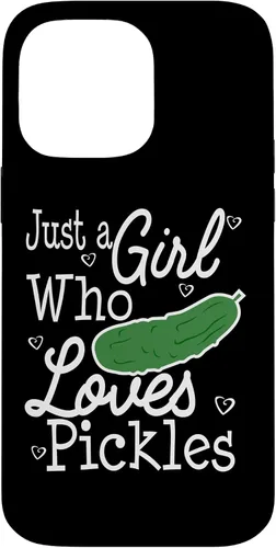 Vista 21 de Pickles Just A Girl Who Loves Funny Case for iPhone 16