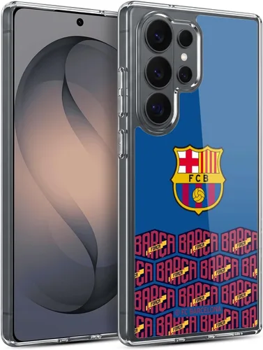Vista 14 de Head Case Designs Officially Licensed FC Barcelona Logo and Pattern Forca Barca Gel Case [Military Grade Protection] Compatible with Samsung Galaxy