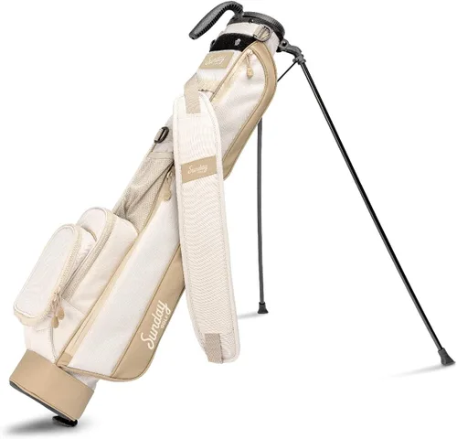 Vista 15 de The Original Sunday Golf Loma Bag - Bolsa de golf ligera con correa y soporte, fácil de transportar bolsa de pie para campo de prácticas, par 3