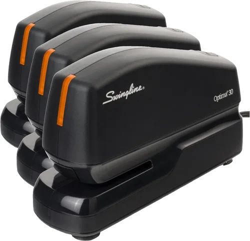 Vista 8 de Swingline Engrapadora eléctrica, paquete de valor Speed Pro 25, capacidad para 25 hojas, incluye quitagrapas y grapas premium, negro (42140)