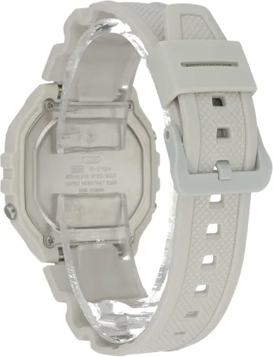 Vista 3 de Casio Reloj deportivo digital con cronógrafo de alarma iluminador modelo W218HC-8A2V gris claro Gris Claro Cronógrafo digital