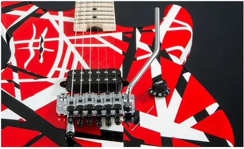 Vista 6 de EVH Striped series Guitarra eléctrica, Negro/Rojo/Blanco