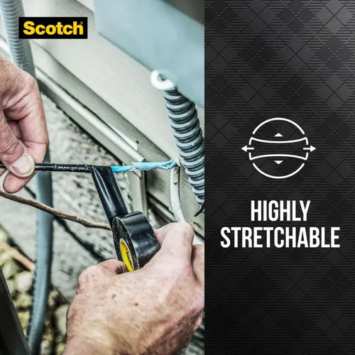 Vista 6 de 3M Scotch Super 33+ Cinta eléctrica de vinilo, 0.75 pulgadas por 66 pies
